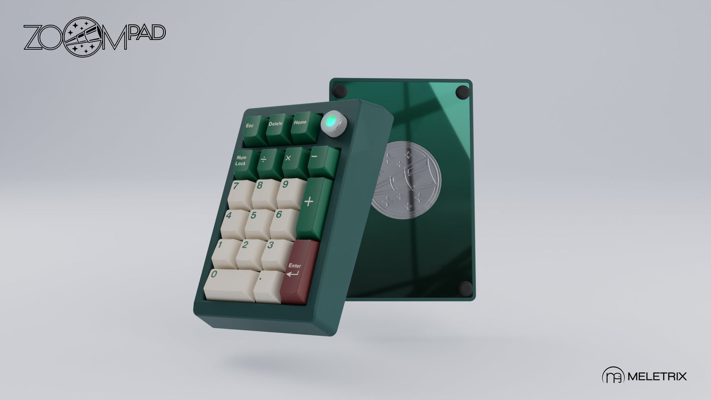 [Group-Buy] Meletrix ZoomPad Essential Edition (EE) - Barebones Numpad Kit - Wild Green [Sea Shipping]