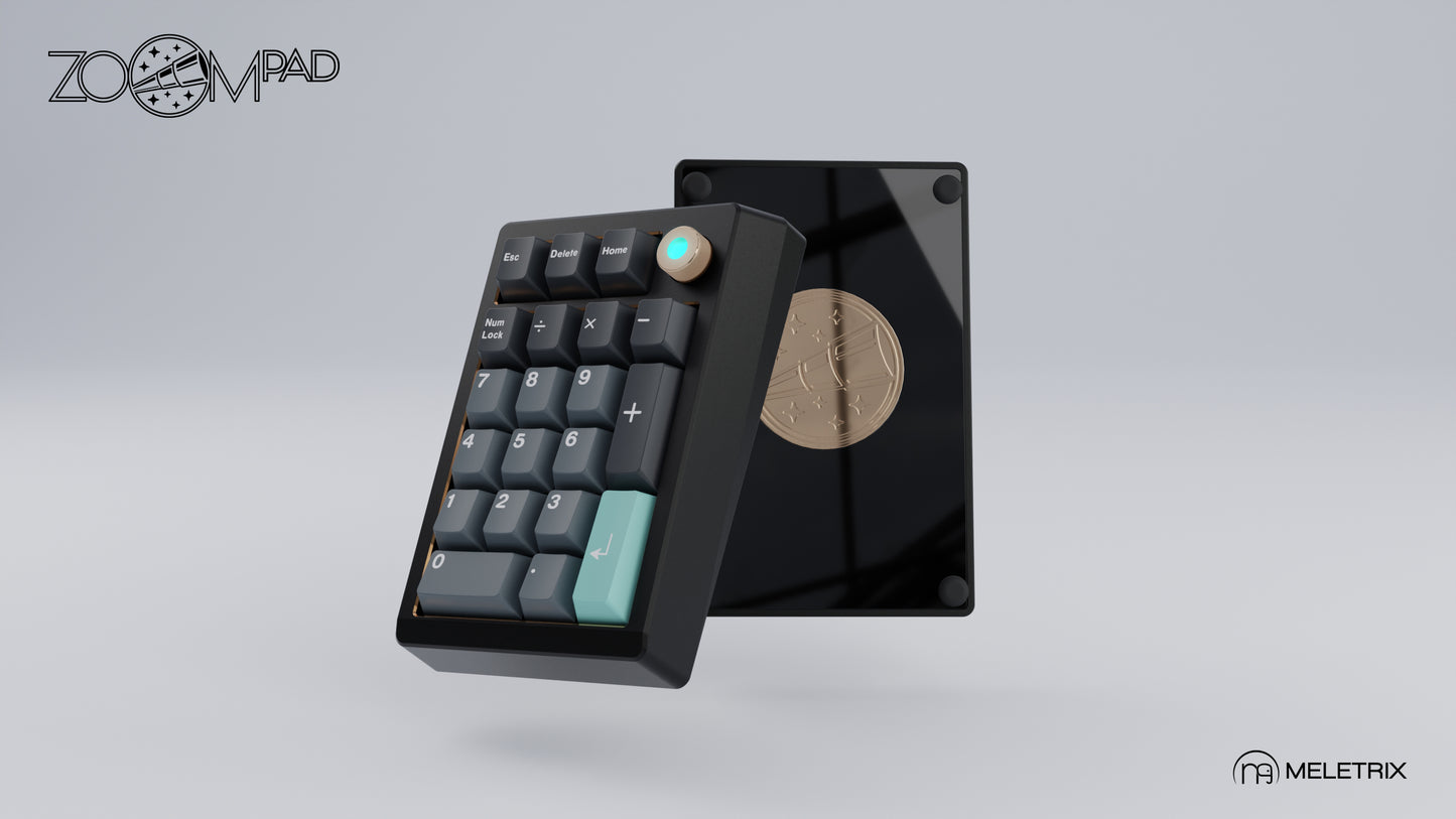 [Group-Buy] Meletrix ZoomPad Special Edition (SE) - Barebones Numpad Kit - Anodized Black [Air Shipping]