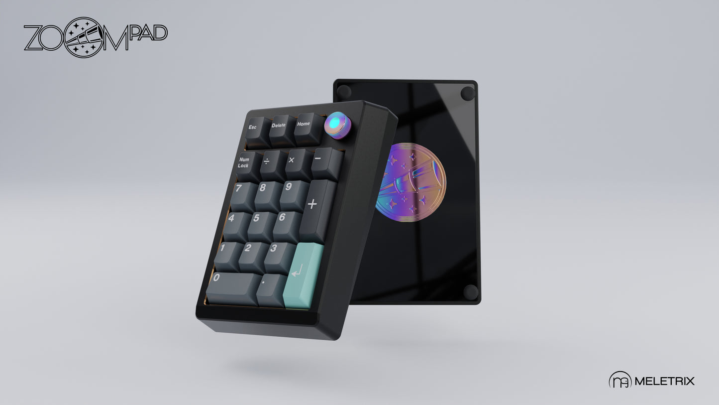 [Group-Buy] Meletrix ZoomPad Special Edition (SE) - Barebones Numpad Kit - Anodized Black [Air Shipping]