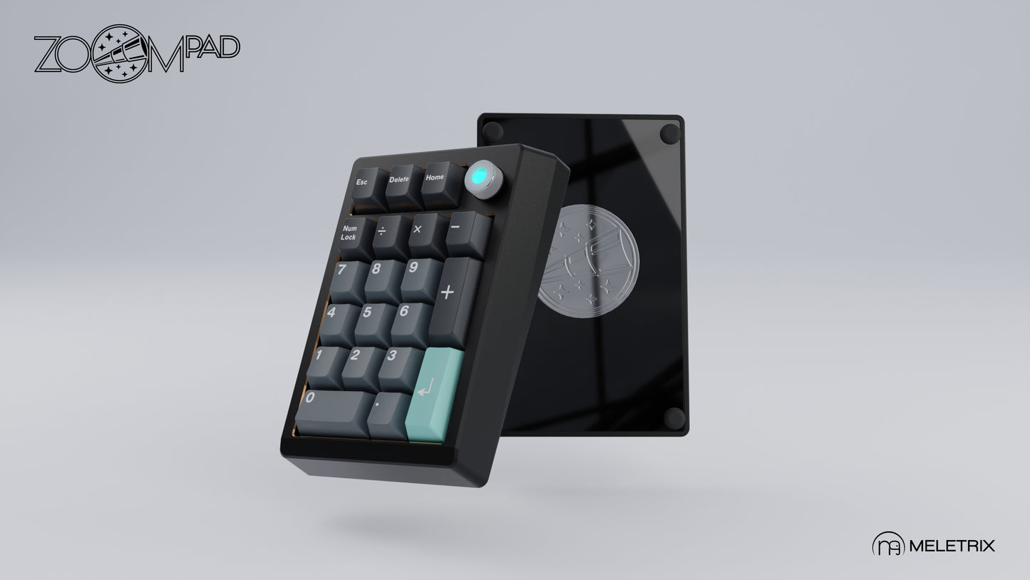 [Group-Buy] Meletrix ZoomPad Special Edition (SE) - Barebones Numpad Kit - Anodized Black [Air Shipping]