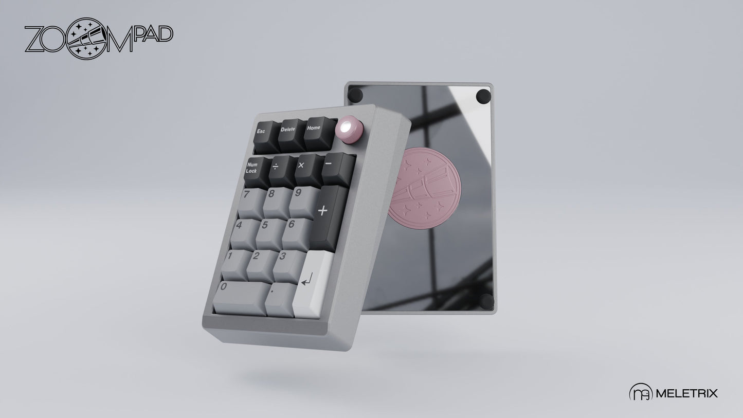 [Group-Buy] Meletrix ZoomPad Special Edition (SE) - Barebones Numpad Kit - GT Silver [Sea Shipping]