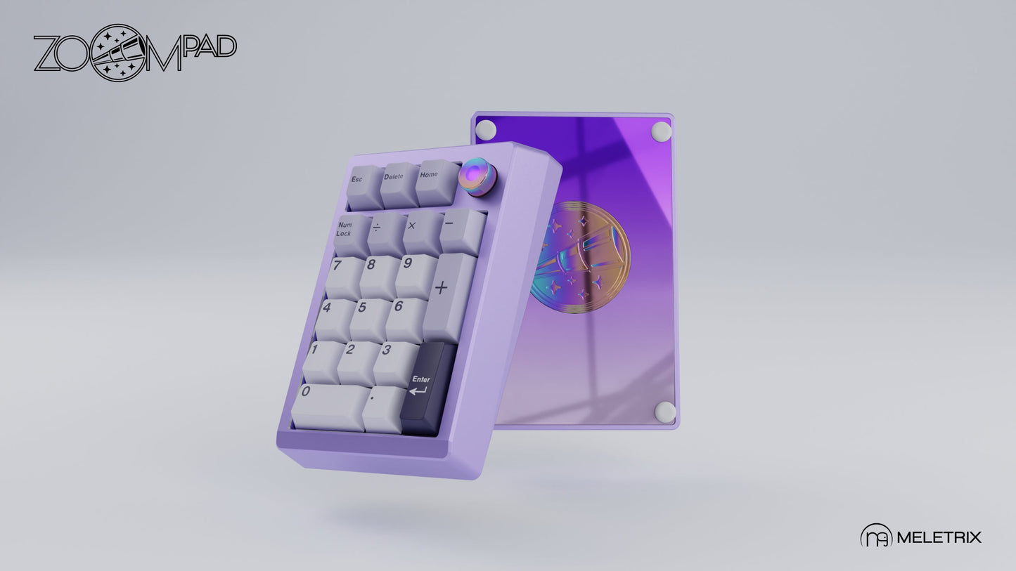 [Group-Buy] Meletrix ZoomPad Special Edition (SE) - Barebones Numpad Kit - Anodized Lavender [Sea Shipping]