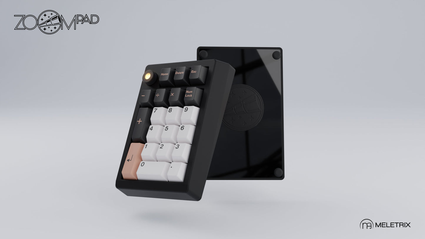 [Group-Buy] Meletrix ZoomPad Essential Edition (EE) Southpaw - Barebones Numpad Kit - Black [Sea Shipping]