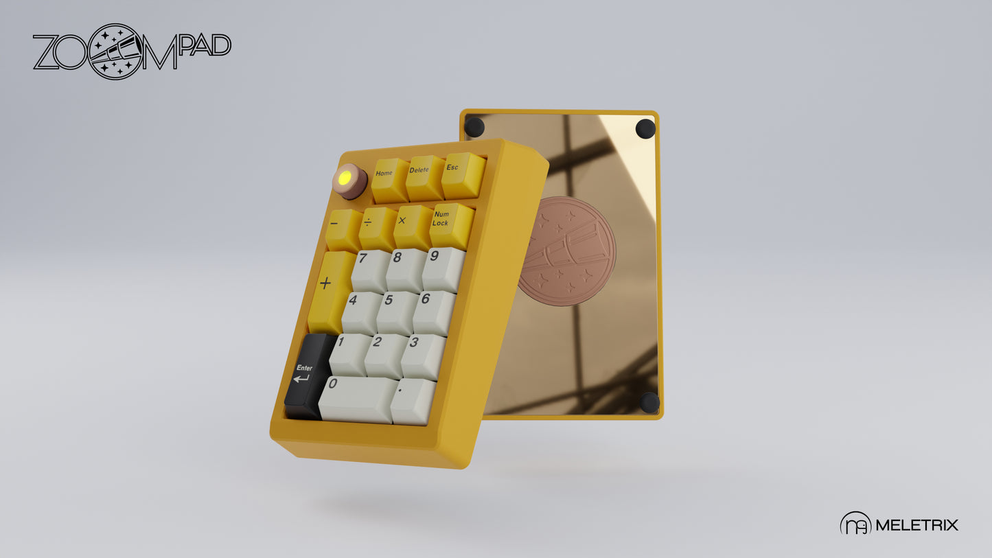 [Group-Buy] Meletrix ZoomPad Essential Edition (EE) Southpaw - Barebones Numpad Kit - Cyber Yellow [Air Shipping]