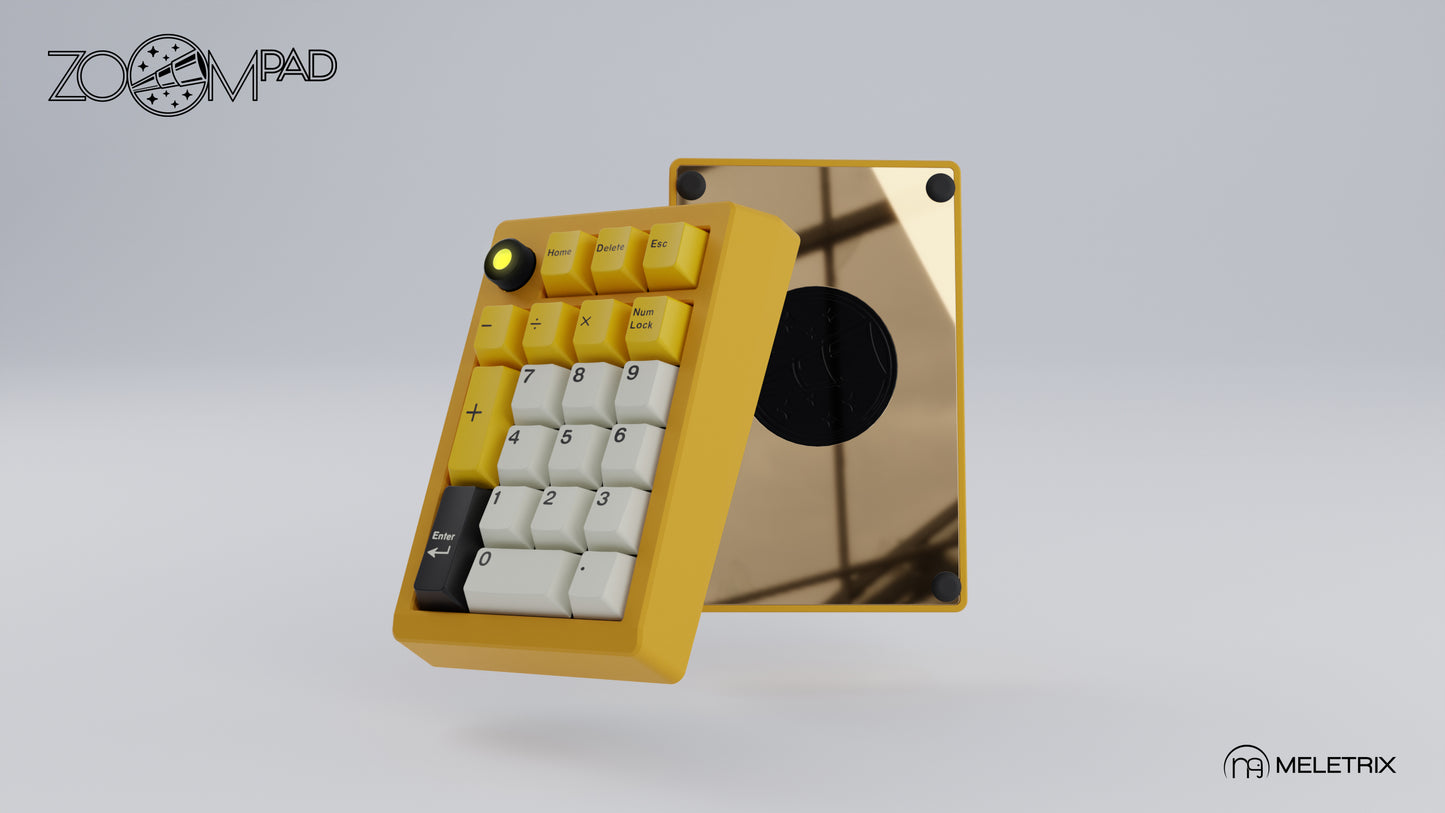 [Group-Buy] Meletrix ZoomPad Essential Edition (EE) Southpaw - Barebones Numpad Kit - Cyber Yellow [Air Shipping]