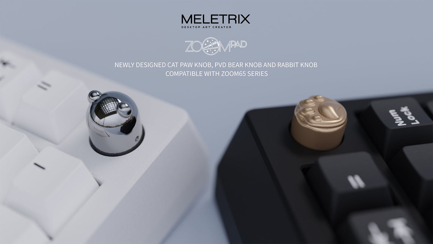 [Group-Buy] Meletrix ZoomPad Essential Edition (EE) - Barebones Numpad Kit - White [Sea Shipping]