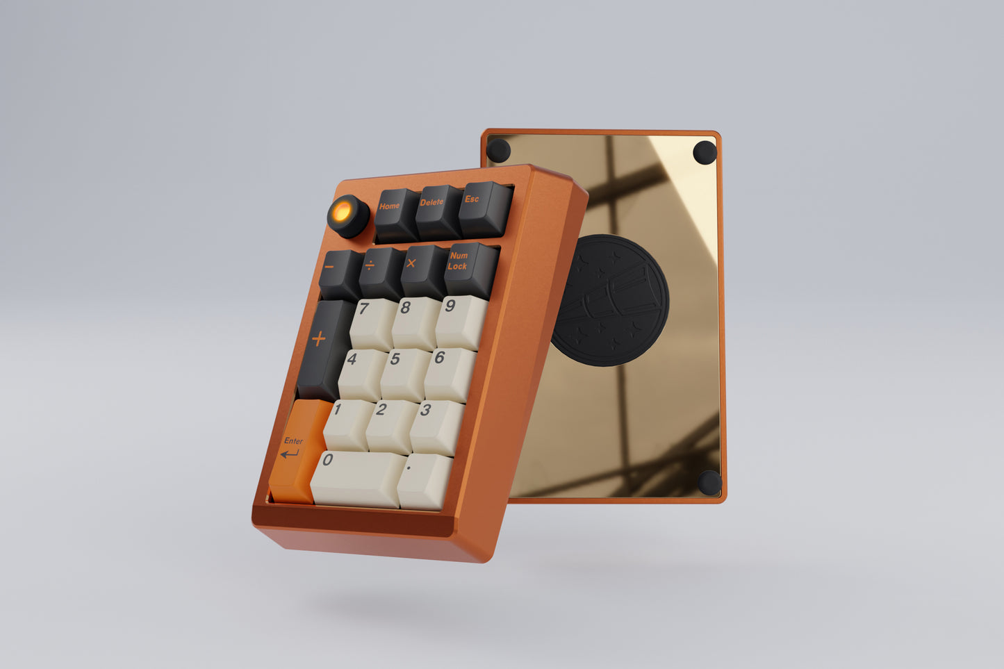 [Group-Buy] Meletrix ZoomPad Special Edition (SE) Southpaw - Barebones Numpad Kit - Anodized Orange [Air Shipping]