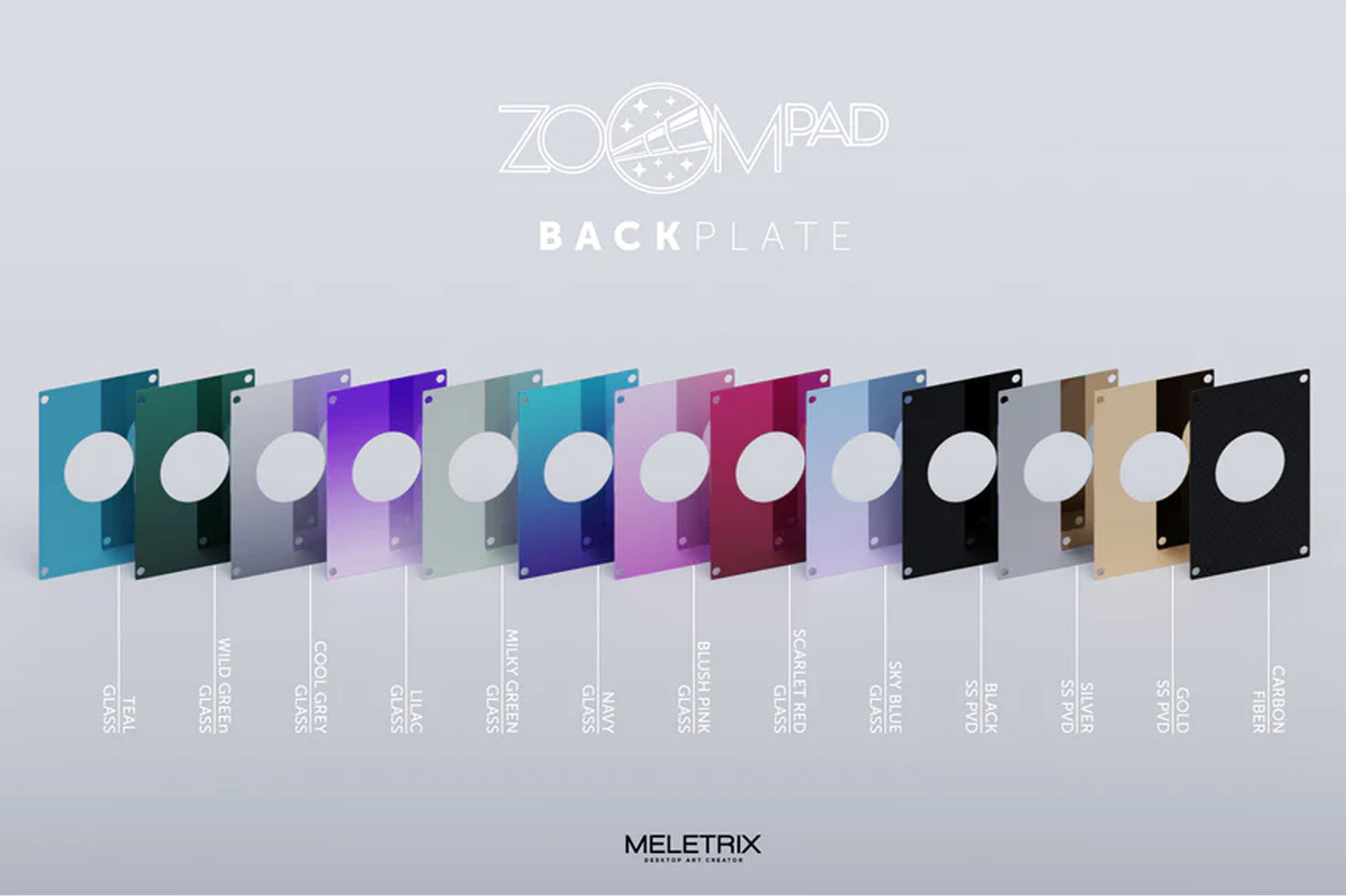 [Group-Buy] Meletrix ZoomPad  - Extra Back Plate [Air Shipping]