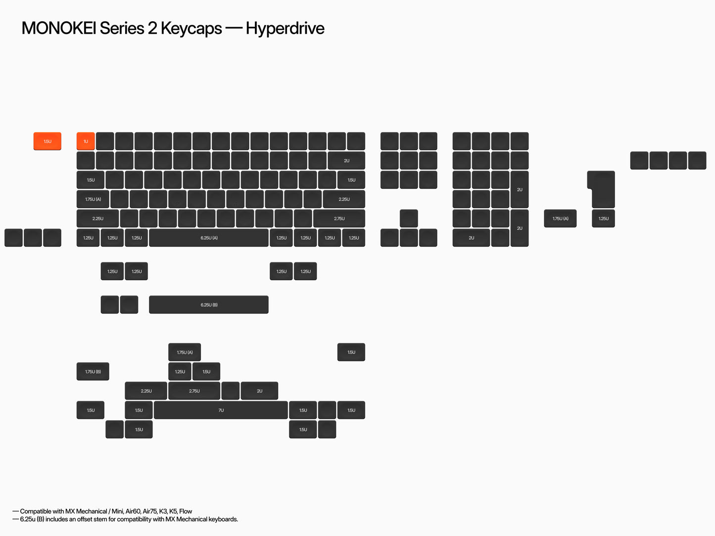 [Pre-Order] MONOKEI Series 2 Keycaps