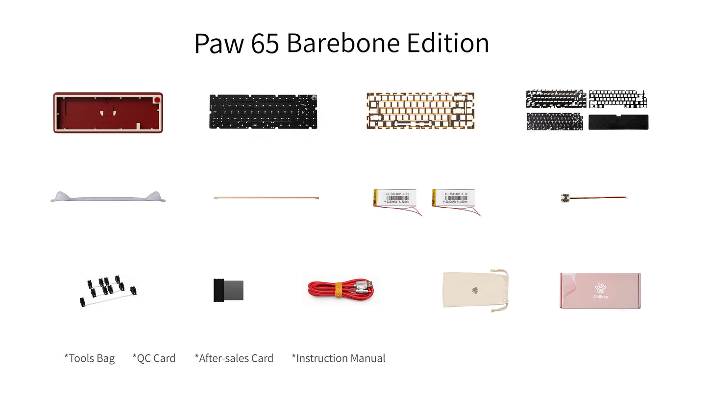 [Pre-Order] Chillkey Paw65 Barebones Keyboard Kit