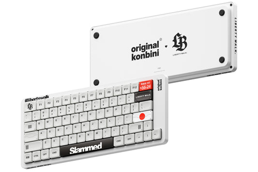 Liberty Walk x original konbini keyboard - white edition