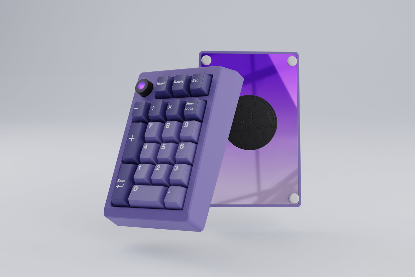 [Group-Buy] Meletrix ZoomPad Essential Edition (EE) Southpaw - Barebones Numpad Kit - Lilac [Air Shipping]