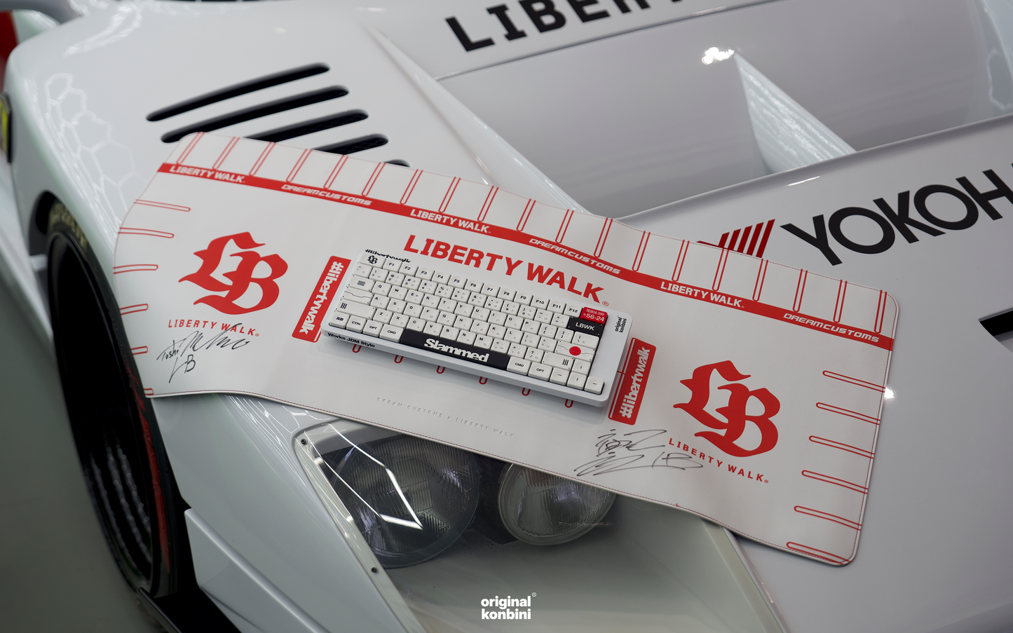 Liberty Walk x original konbini keyboard - white edition