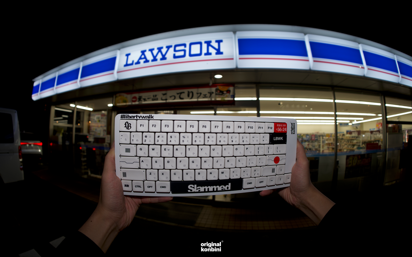 Liberty Walk x original konbini keyboard - white edition