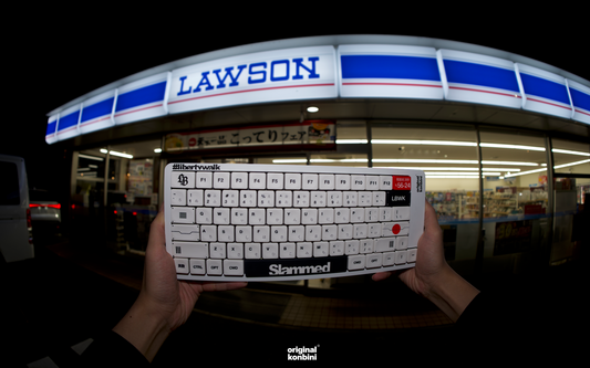 Liberty Walk x original konbini keyboard - white edition