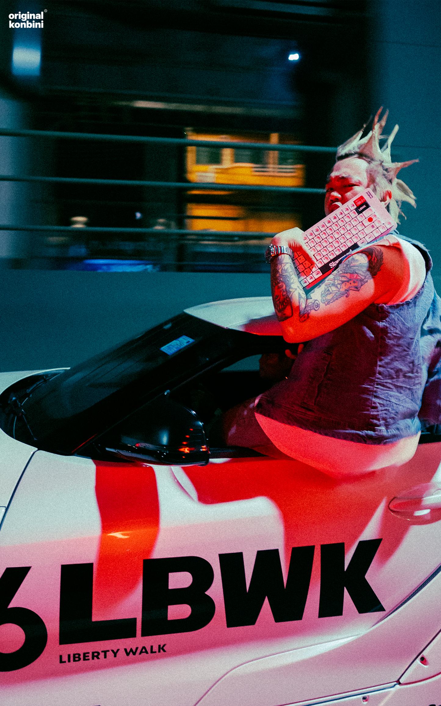 Liberty Walk x original konbini keyboard - white edition
