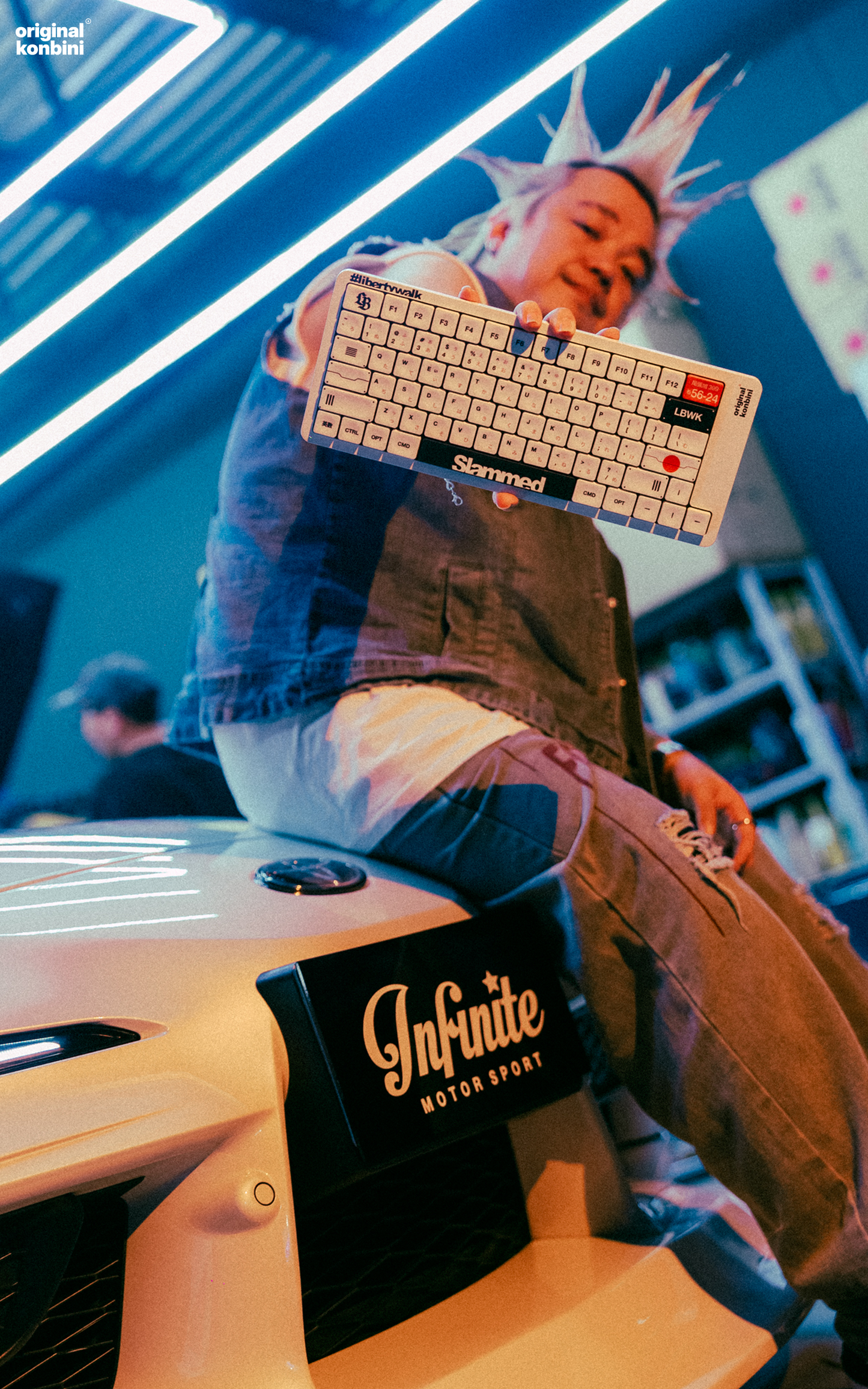 Liberty Walk x original konbini keyboard - white edition
