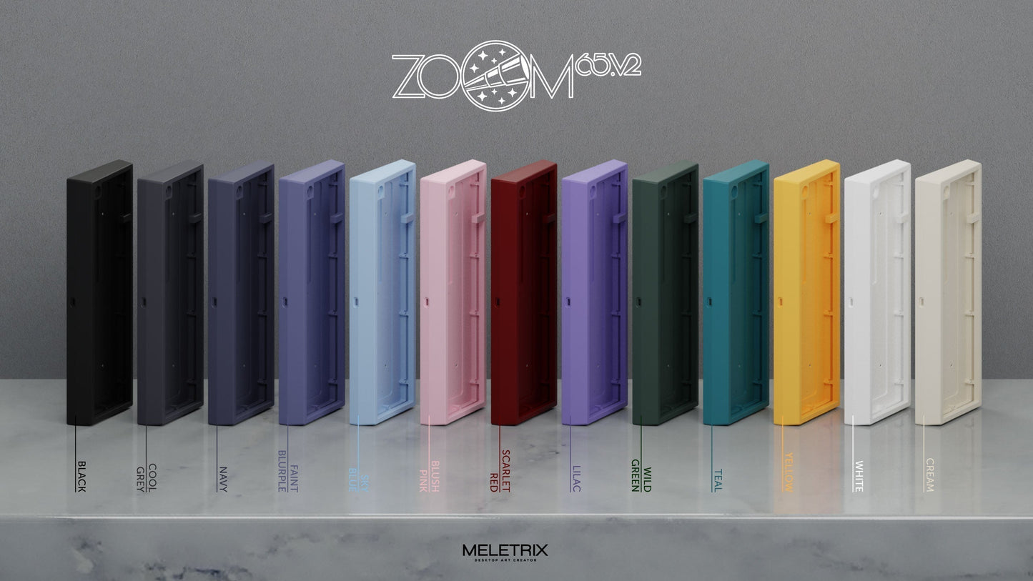 [Pre-Order] Meletrix Zoom65 V2 EE - Barebones Keyboard Kit - Lilac [Sea Shipping - Batch 2]