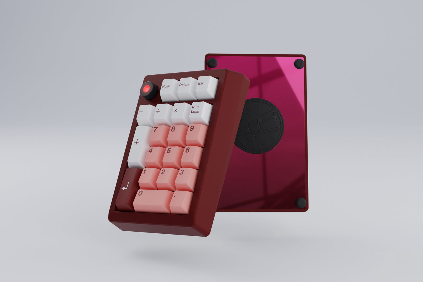 [Group-Buy] Meletrix ZoomPad Essential Edition (EE) Southpaw - Barebones Numpad Kit - Scarlet Red [Sea Shipping]