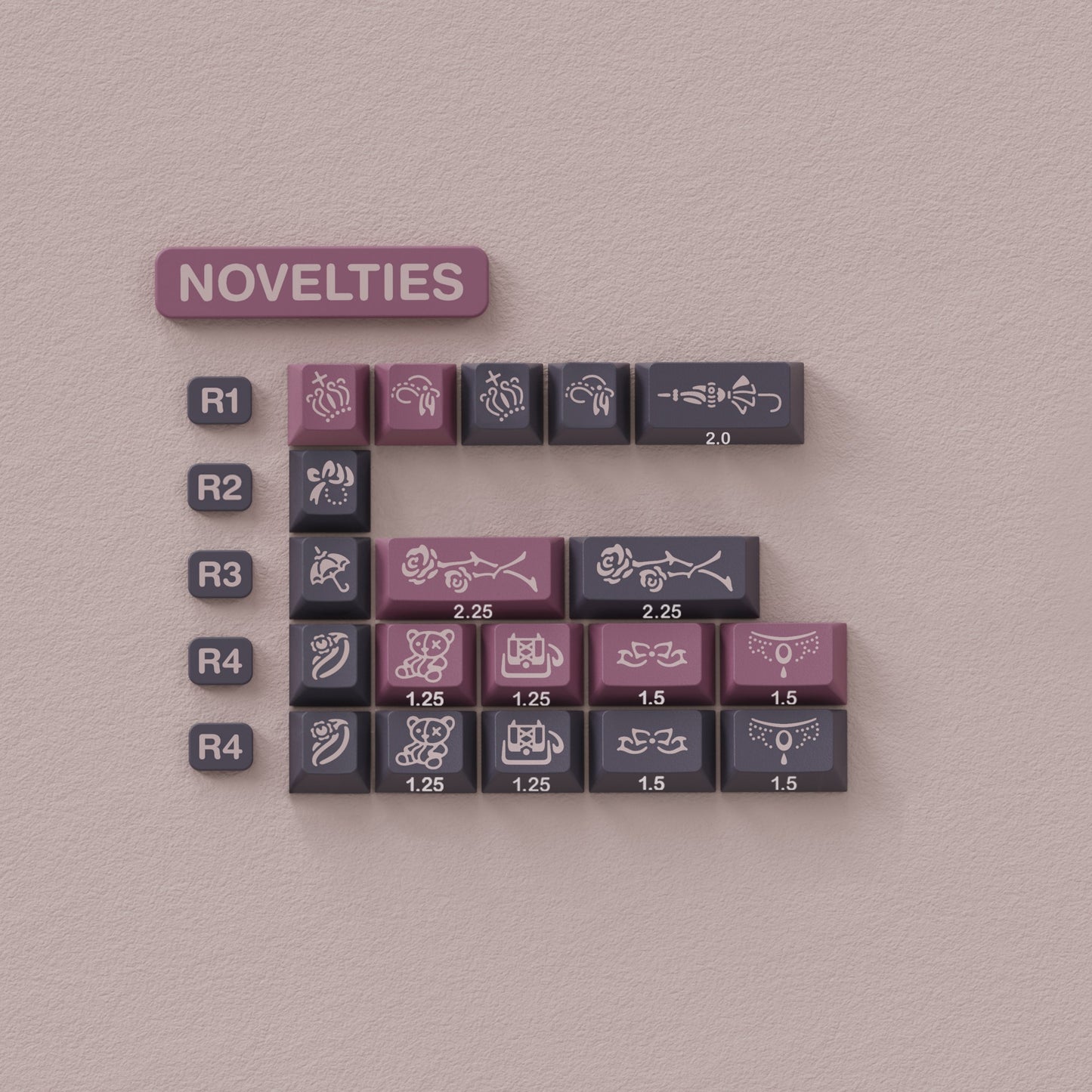 AlohaKB Doll Keycaps