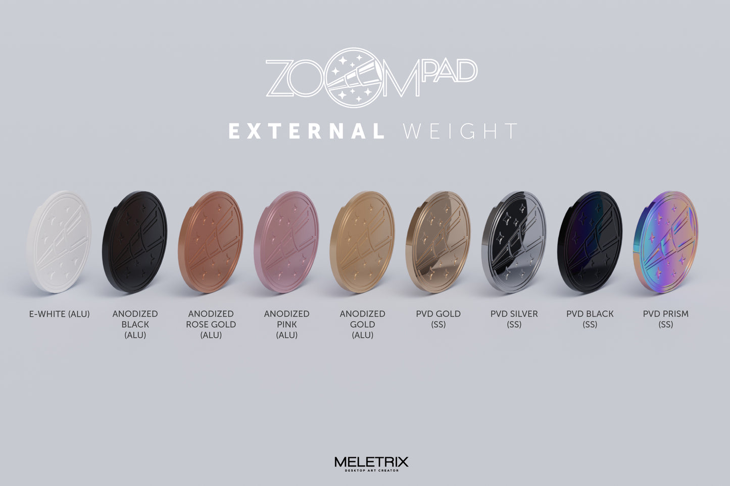 [Group-Buy] Meletrix ZoomPad  - Extra Weights [Air Shipping]
