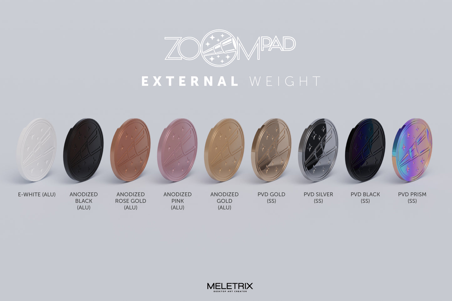 [Group-Buy] Meletrix ZoomPad - Extra Weights [Sea Shipping]