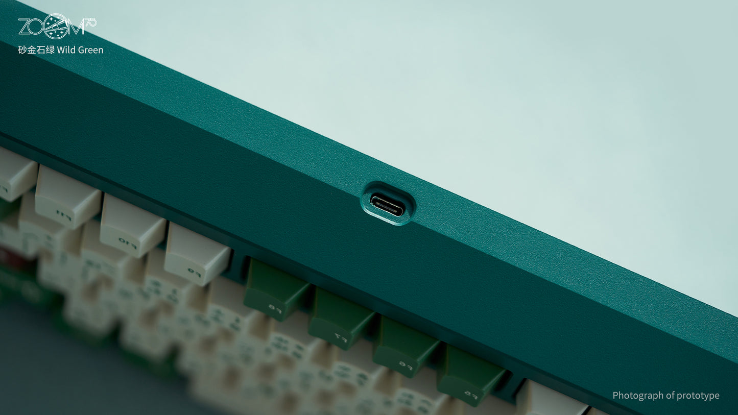 [Group-Buy] Meletrix Zoom75 Essential Edition (EE) - Barebones Keyboard Kit - Wild Green [Air Shipping]