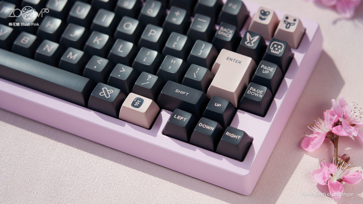 [Group-Buy] Meletrix Zoom75 Essential Edition (EE) - Barebones Keyboard Kit - Blush Pink [Air Shipping]