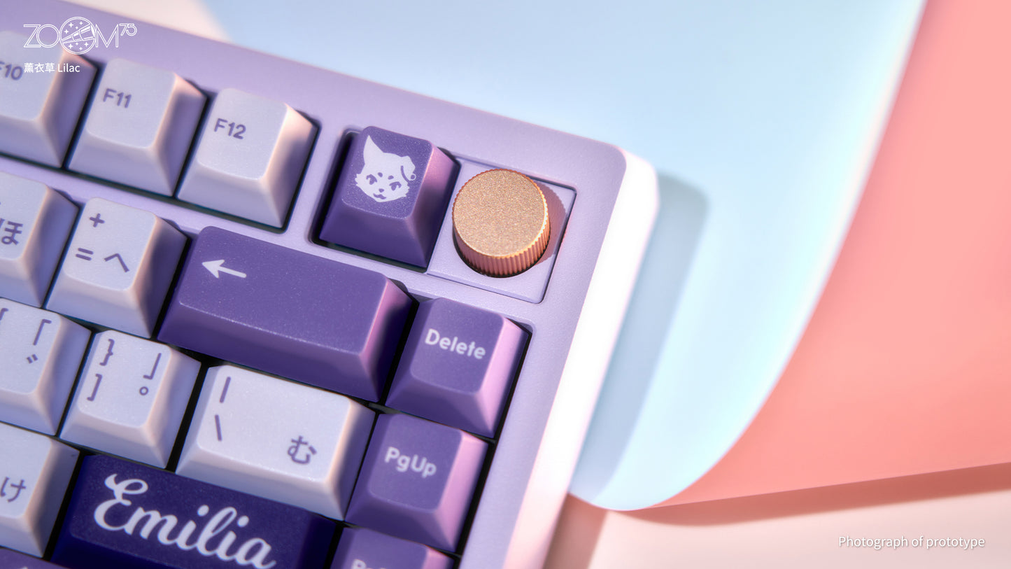 [Group-Buy] Meletrix Zoom75 Essential Edition (EE) - Barebones Keyboard Kit - Lilac [Air Shipping]