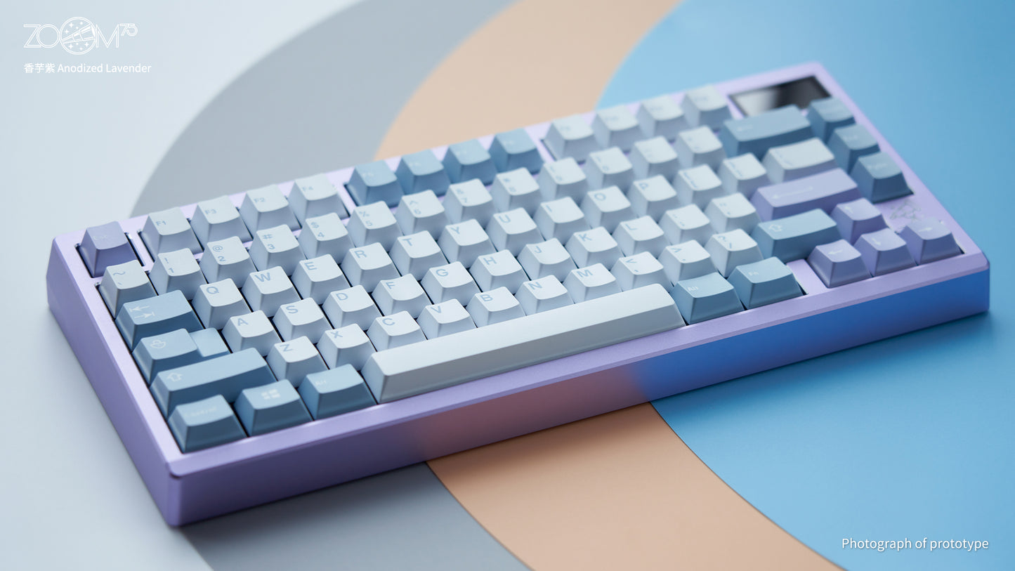 [Group-Buy] Meletrix Zoom75 Special Edition (SE) - Barebones Keyboard Kit - Anodized Lavender [Air Shipping]
