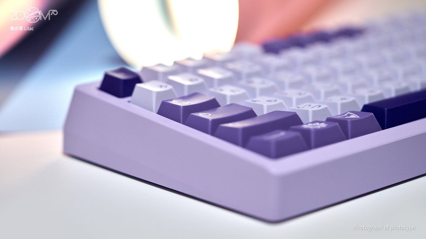 [Group-Buy] Meletrix Zoom75 Essential Edition (EE) - Barebones Keyboard Kit - Lilac [Sea Shipping]