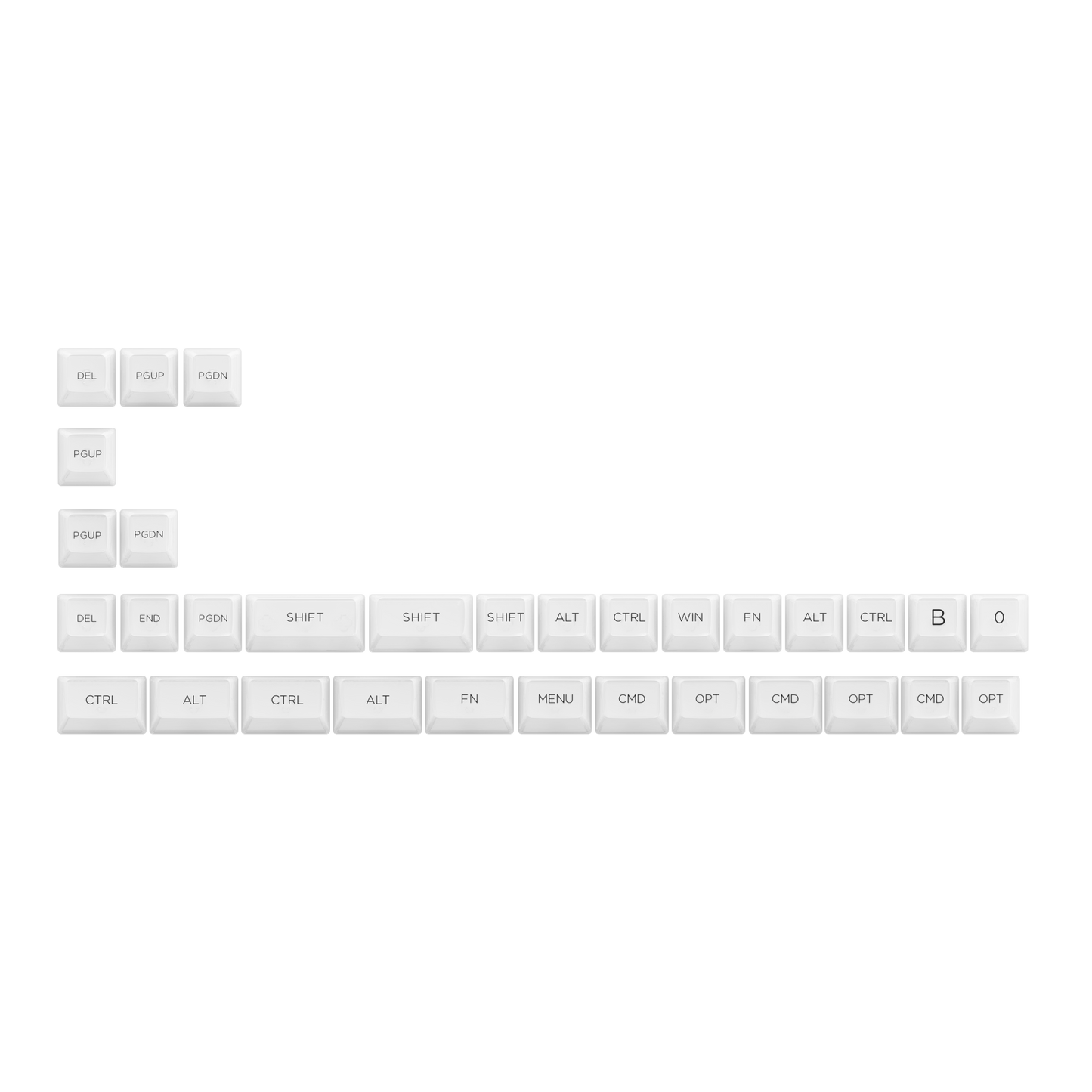 Akko Clear Keycaps Set V2 - ASA Profile