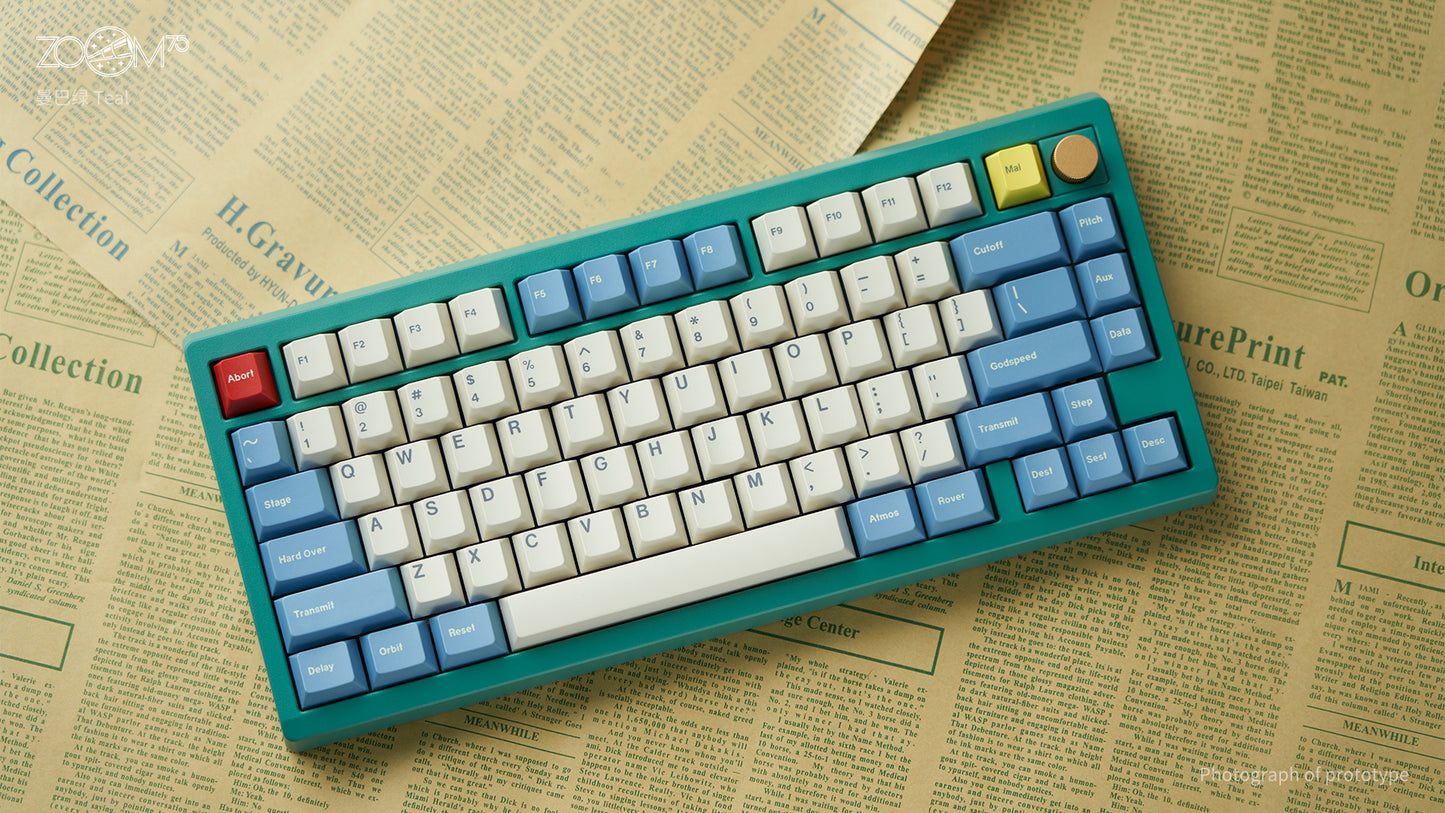 [Group-Buy] Meletrix Zoom75 Essential Edition (EE) - Barebones Keyboard Kit - Teal [Sea Shipping]