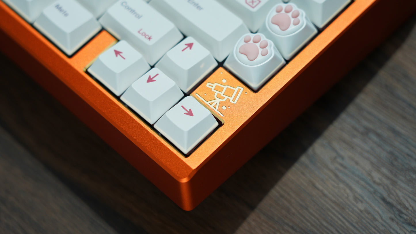[Group-Buy] Meletrix Zoom75 Special Edition (SE) - Barebones Keyboard Kit - Anodized Orange [Sea Shipping]