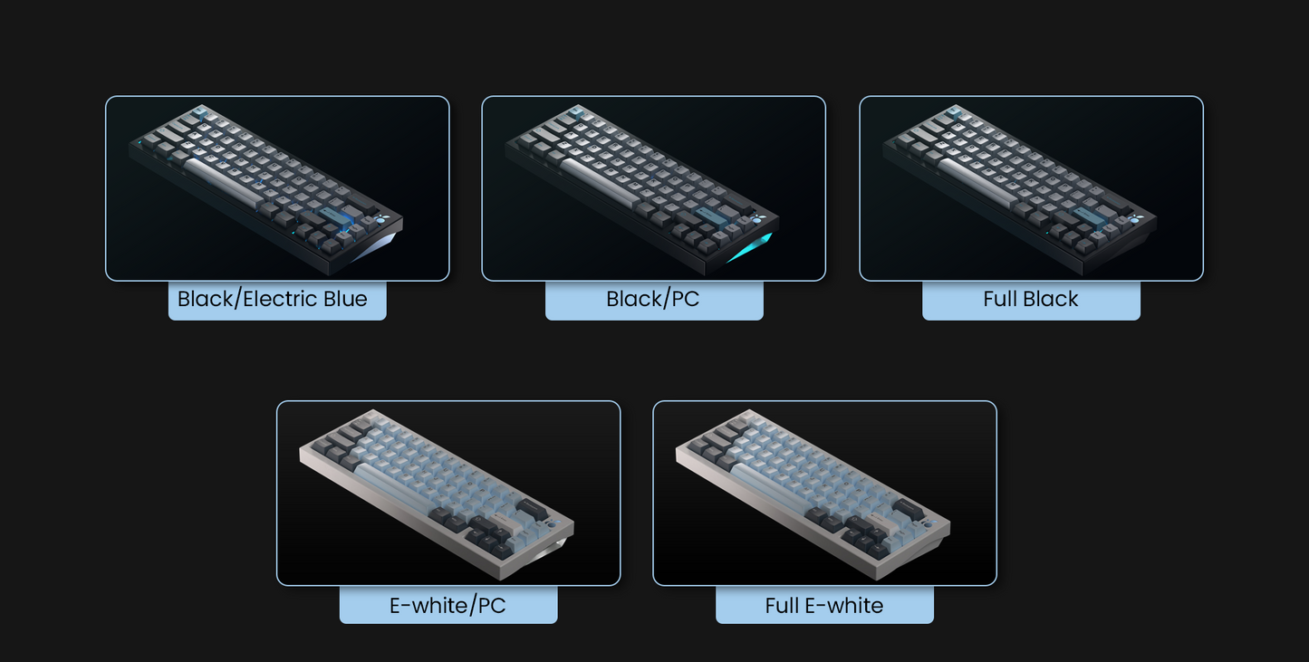 [Group-Buy] Blueberry - 65% Barebones Keyboard Kit