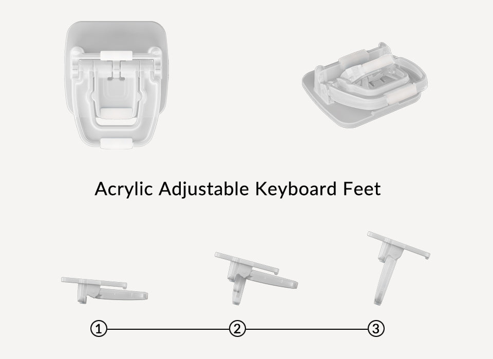 Akko ACR Pro 68 - Barebones Keyboard Kit - White