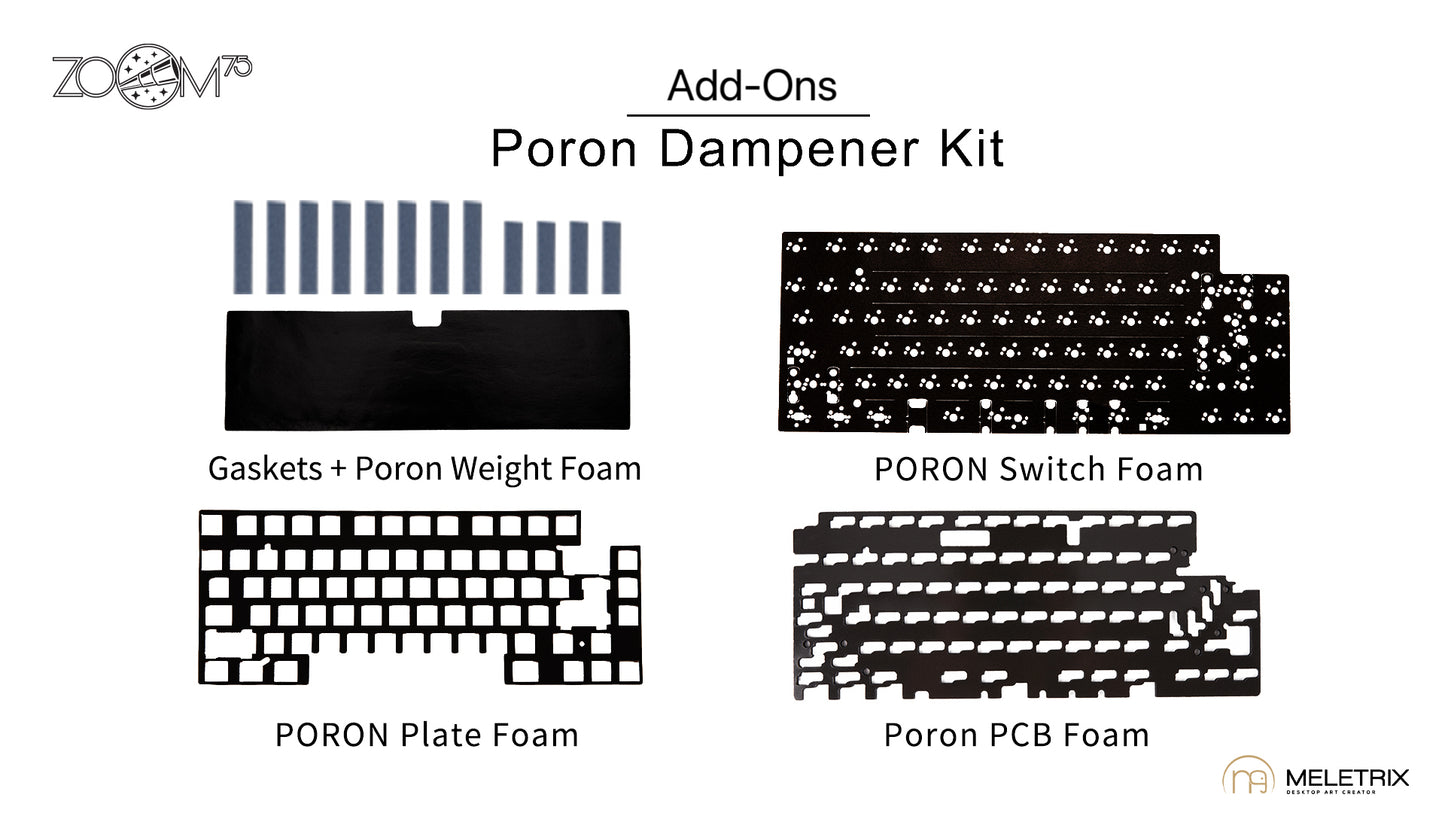 [Group-Buy] Meletrix Zoom75 - Add-ons [Air Shipping]