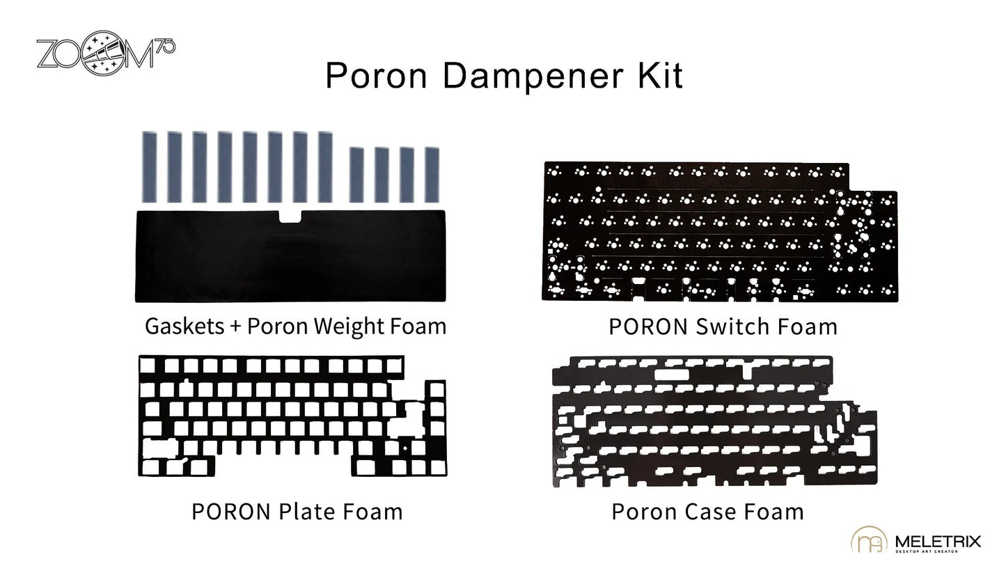 [Group-Buy] Meletrix Zoom75 Essential Edition (EE) - Barebones Keyboard Kit - Milk Tea [Sea Shipping]