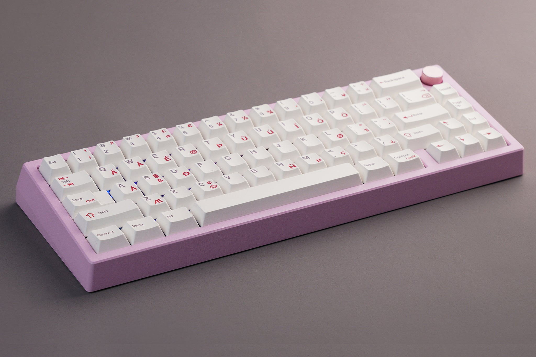 Pre-Order] Meletrix Zoom65 V2 EE - Barebones Keyboard Kit - Blush Pin